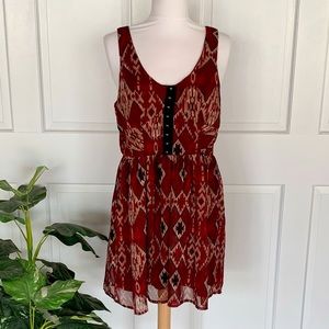 Band of Gypsies Tribal Print Dress
